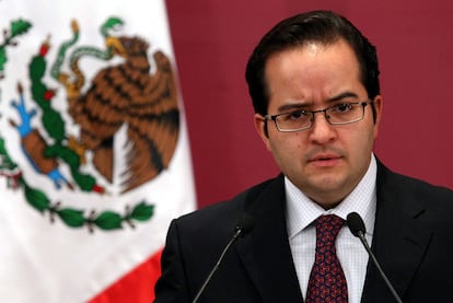 Alejandro Poiré, portavoz de Seguridad del Gobierno mexicano.