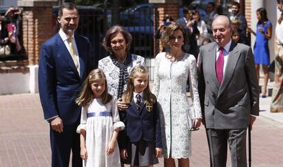 Foto de la família reial.