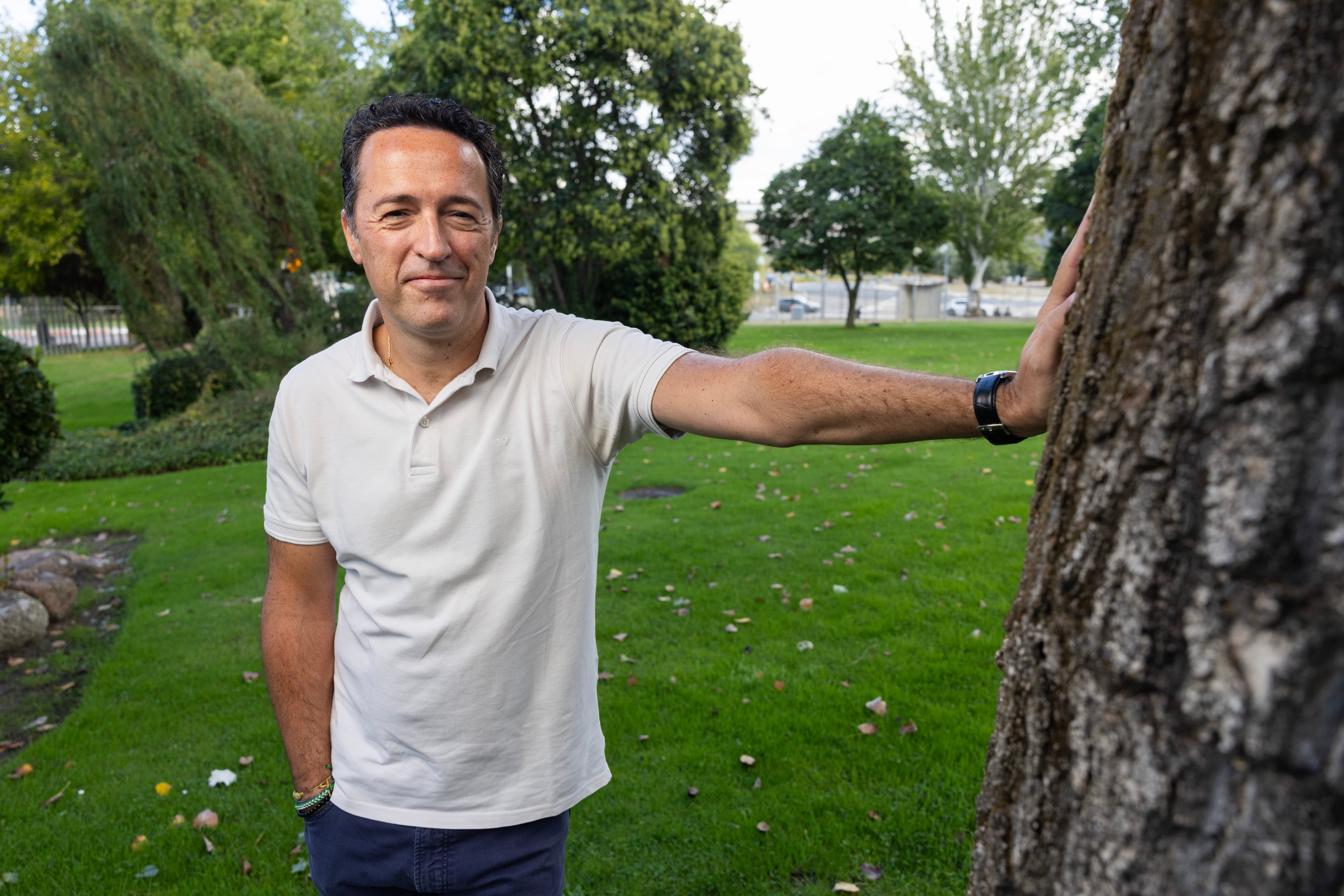 El presentador Jacob Petrus, en Prado del Rey.