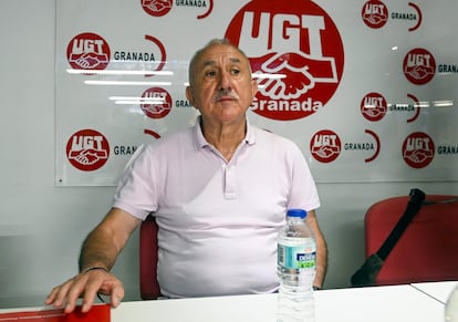 El secretario general de UGT, Pepe Álvarez, este martes en Granada.