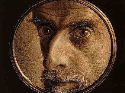 'Autorretrato'', de M. C. Escher.