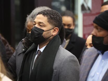 El actor Jussie Smollett, en Chicago, Illinois.