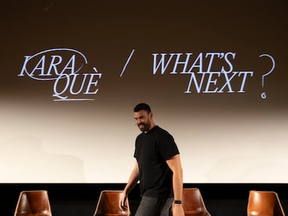 Marc Gasol, durante la rueda de prensa de su despedida.