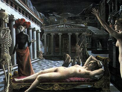 'La Venus dormida' (1944), del pintor surrealista belga Paul Delvaux.