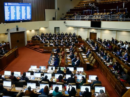 Sesión en la Cámara de Diputados de Chile, en agosto del 2023.