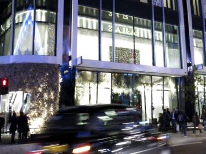 Fachada de la nueva tienda de Zara en Londres.