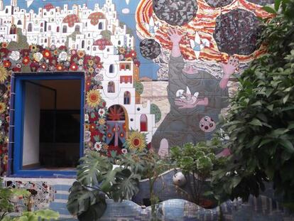 Patio del espacio cultural La Casa Azul, en el barrio de San Agust&iacute;n de C&oacute;rdoba. 