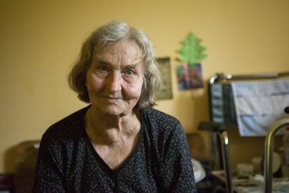 Rada Ivanova Mitrakieva, de 84 años. Lleva seis en el asilo.


