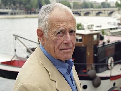 James Salter en octubre de 1999 en París. 