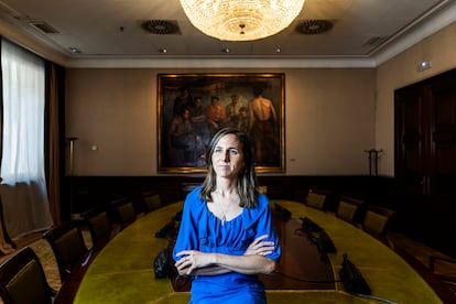Ione Belarra, secretaria general de Podemos, en el Congreso.
