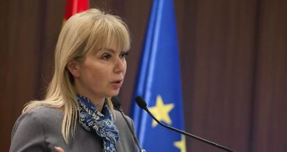 La comisaria de Mercado Interior, Elzbieta Bienkowska.