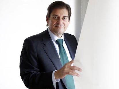 Ra&uacute;l D&iacute;az-Varela, vicepresidente de  Indukern, el mi&eacute;rcoles 11 de febrero en las oficinas de la empresa de Madrid.
 