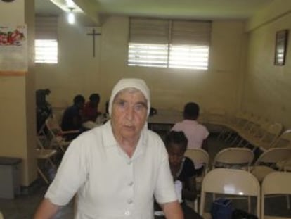 Milagros Caballero lleva 40 años de misionera en Haití.