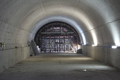 Obras del metro Berri, realizadas con encofrados de la firma.