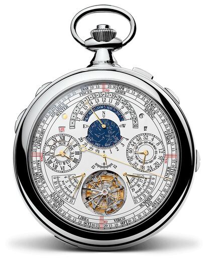 El modelo de bolsillo 57260 de Vacheron Constantin refleja una evolución técnica sin precedentes para la Alta Relojería. Se trata del reloj con más complicaciones jamás realizado.