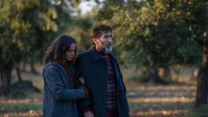 Patricia López Arnaiz y Antonio de la Torre, en 'Los destellos'.