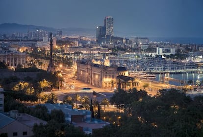 La plaza de la Carbonera de Barcelona.