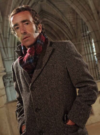 Gonzalo Arroita, en la catedral gótica de Santa María.