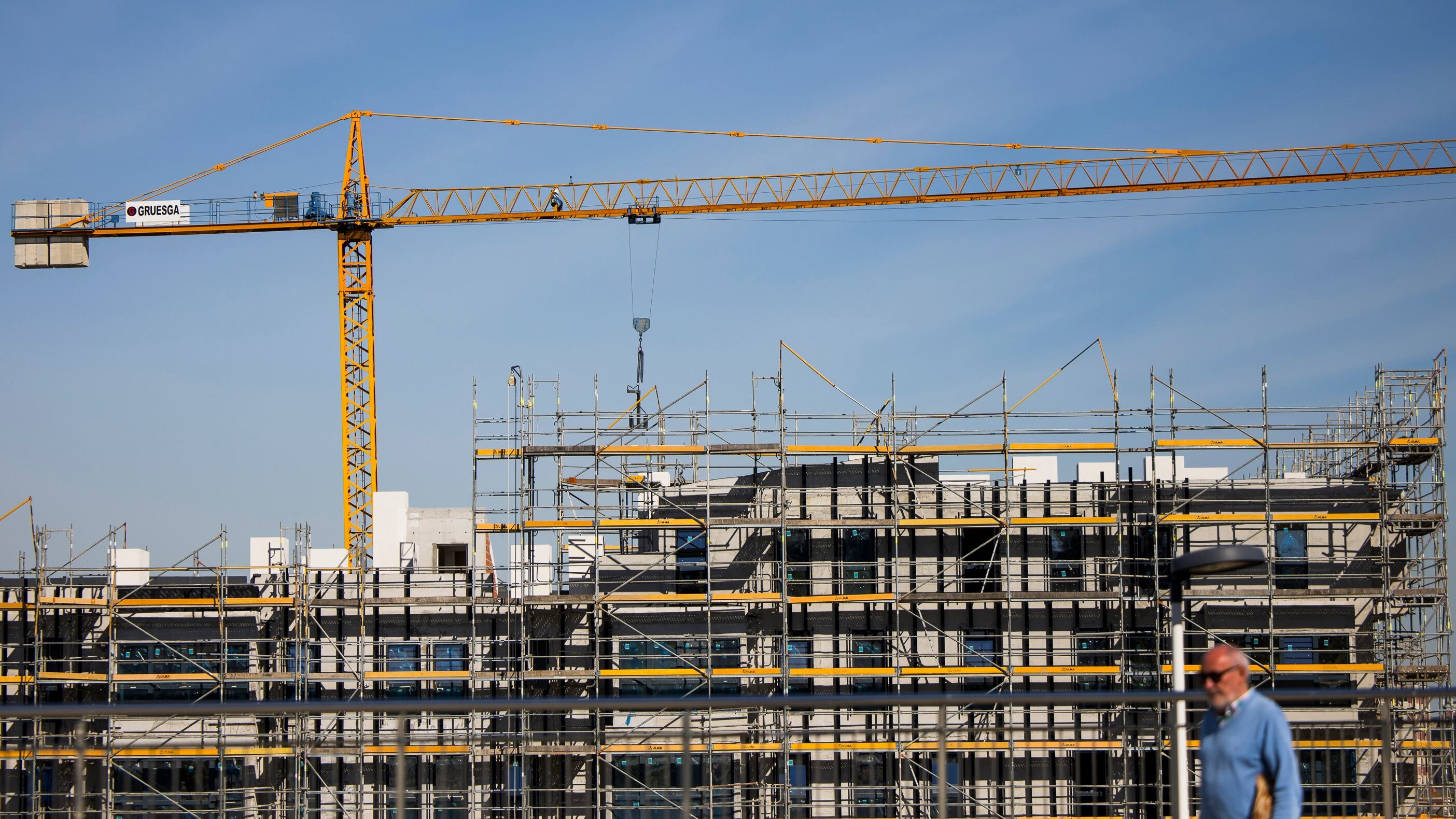 Obra de vivienda en A Coruña.