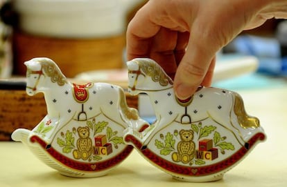 Unos caballitos de porcelana, que tendrán una edición limitada de 750 unidades.