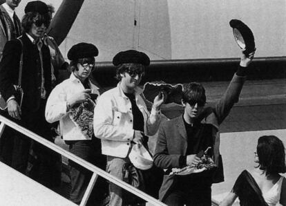 1965, Llegada de los Beatles a Barcelona.