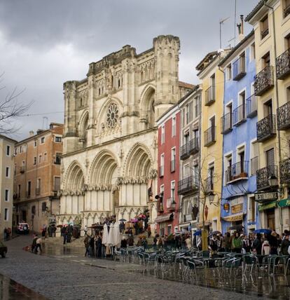 La fachada de la catedral de Cuenca en una imagen de 2010