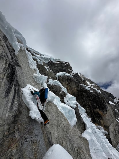 Rubén Sanmartín, haciendo equilibrios sobre nieve inestable.