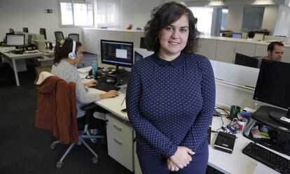 Rocío Romero, estudiante de FP Dual en Bergara.