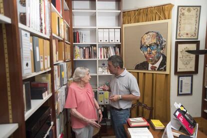 L'historiador Jordi Amat i la historiadora Florència Ventura.