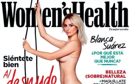 Blanca Suárez, en la portada de 'Women's Health'.