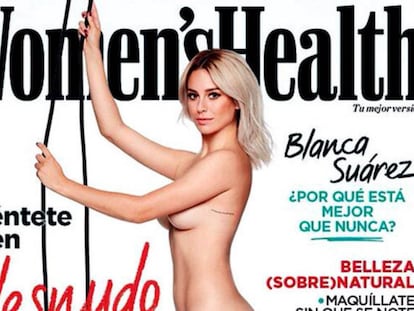 Blanca Suárez, en la portada de 'Women's Health'.