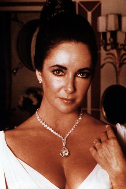 La actriz Elizabeth Taylor.