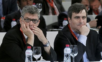 Villar y Cardenal, en una asamblea de la RFEF.