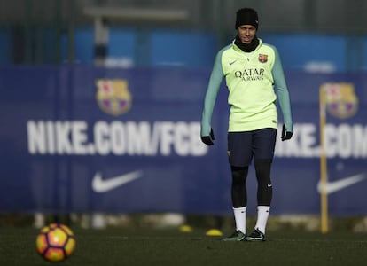 El entrenamiento del Barcelona de cara al partido ante Las Palmas del próximo sábado