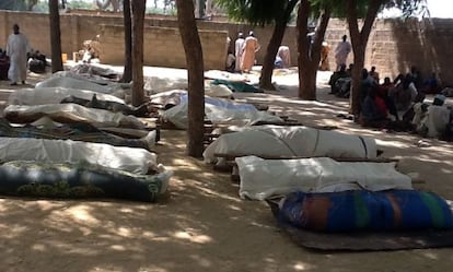 V&iacute;ctimas de un ataque de Boko Haram en Kondunga el d&iacute;a 12. 