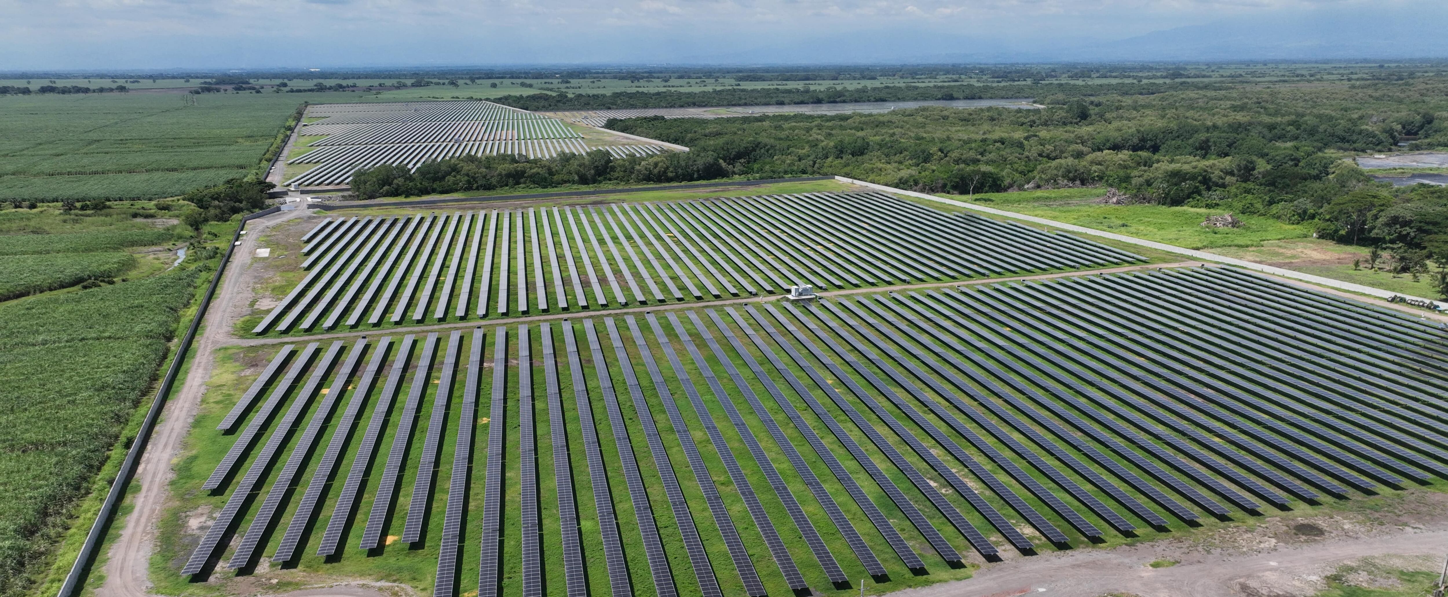 Planta fotovoltaica El Carrizo en Guatemala de la empresa española Ecoener
