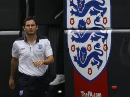 Lampard, en la concentración con Inglaterra.