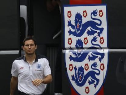 Lampard, en la concentración con Inglaterra.