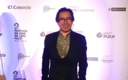 Palito Ortega Matute en el Festival de cine de Lima.
