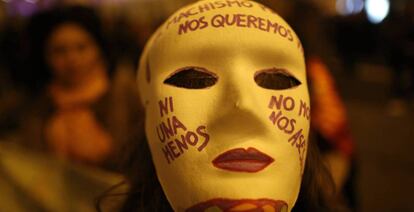 Manifestación en el Día Internacional de la Mujer.