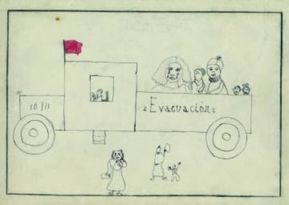 Drawing by 10-year-old Margarita García.