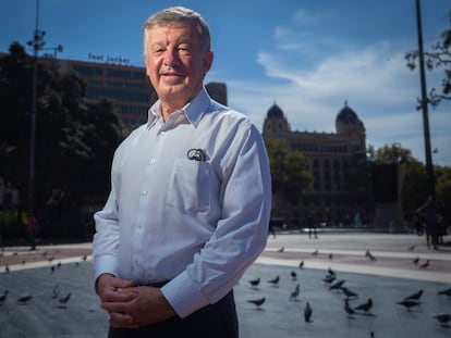 Michael Murphy, presidente de la Asociación de Universidades Europea, el lunes en Barcelona.