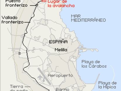 Tragedia junto a la frontera de Melilla