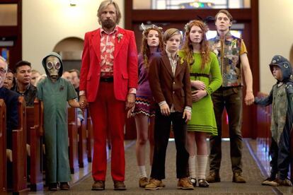 La familia protagonista de Captain Fantastic.