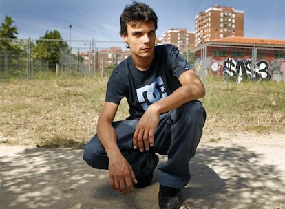 El actor madrileño Críspulo Cabezas, en su barrio de Aluche.