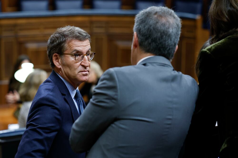 Feijóo pide un descuento en el sueldo de diputados de ERC, Bildu y BNG ...