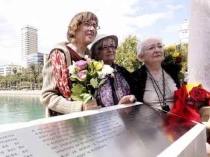 Laura Gass&oacute;, H&egrave;lia y Alicante Gonz&aacute;lez tres mujeres que consiguieron zarpar en el &uacute;ltimo barco al exilio