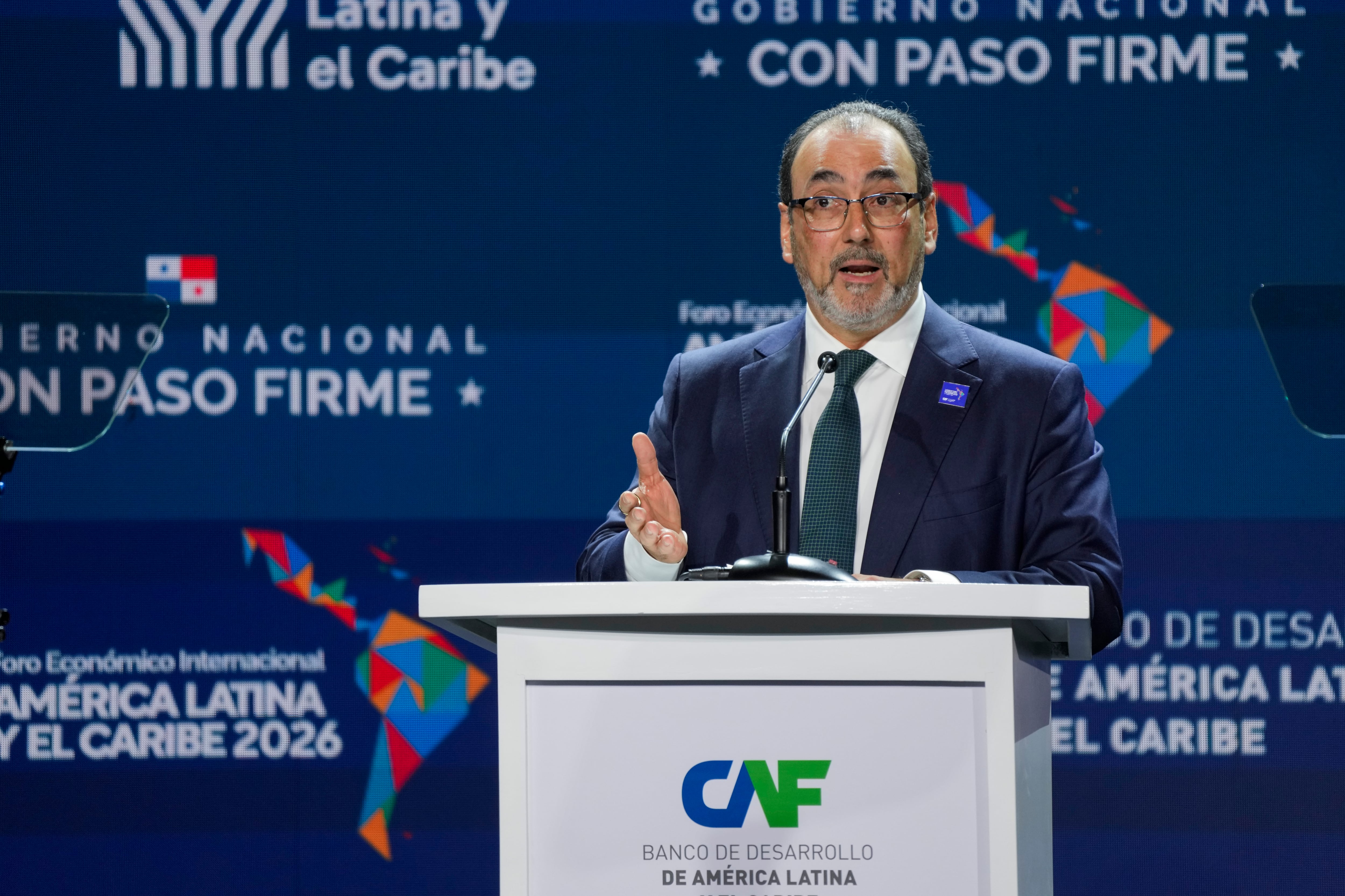 Intervención de Sergio Díaz Granados, presidente ejecutivo de CAF.