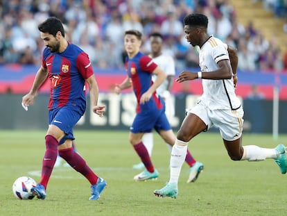 Lance del último partido entre el Barcelona y el Real Madrid.