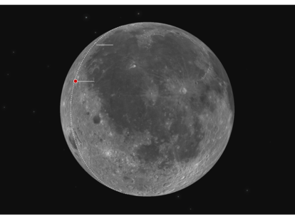 Impacto en la Luna del Falcon 9 de SpaceX